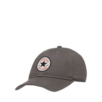 Grey twill baseball cap